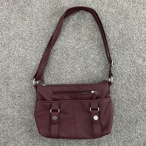 Maroon Shoulder Bag with adjustable straps